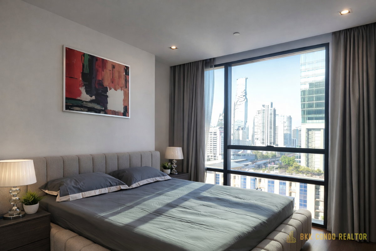 1-Bedroom Condo for Rent at The Bangkok Sathon (64 sqm) — Saint Louis BTS
