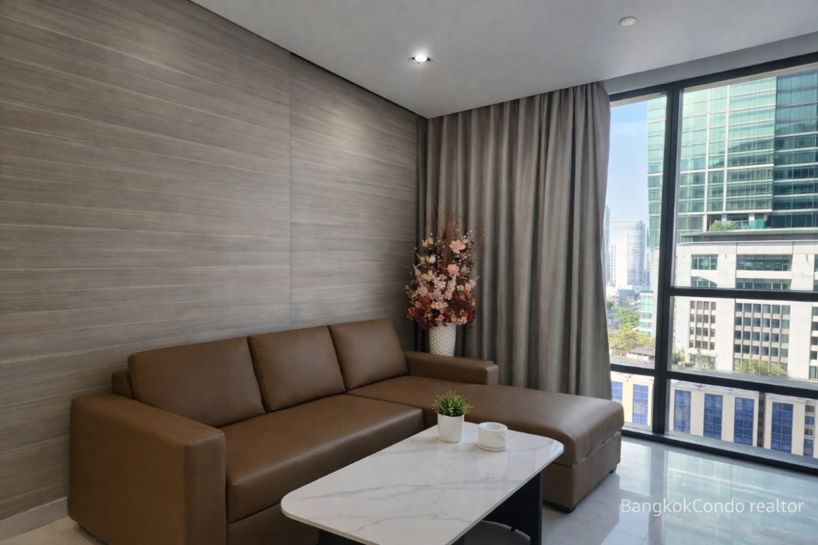 1-Bedroom Condo for Rent at The Bangkok Sathon (64 sqm) — Saint Louis BTS