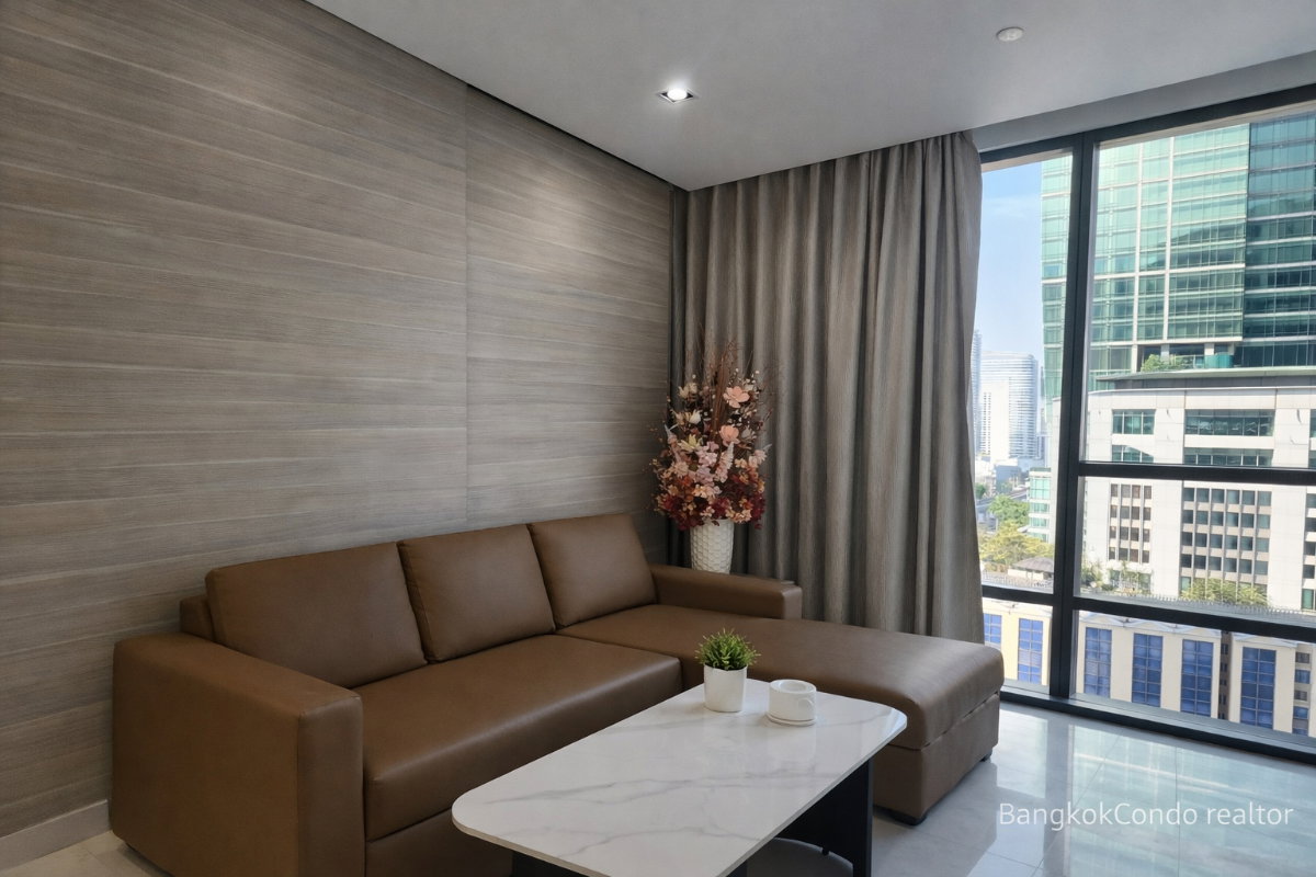 1-Bedroom Condo for Rent at The Bangkok Sathon (64 sqm) — Saint Louis BTS