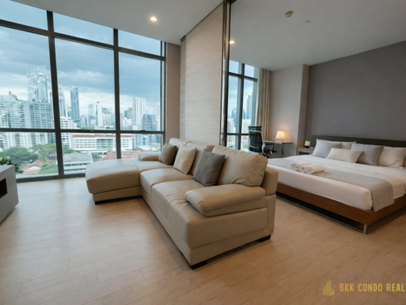 1-Bedroom Condo for Rent at The Room Sukhumvit 21 (55 sqm) — Asoke BTS