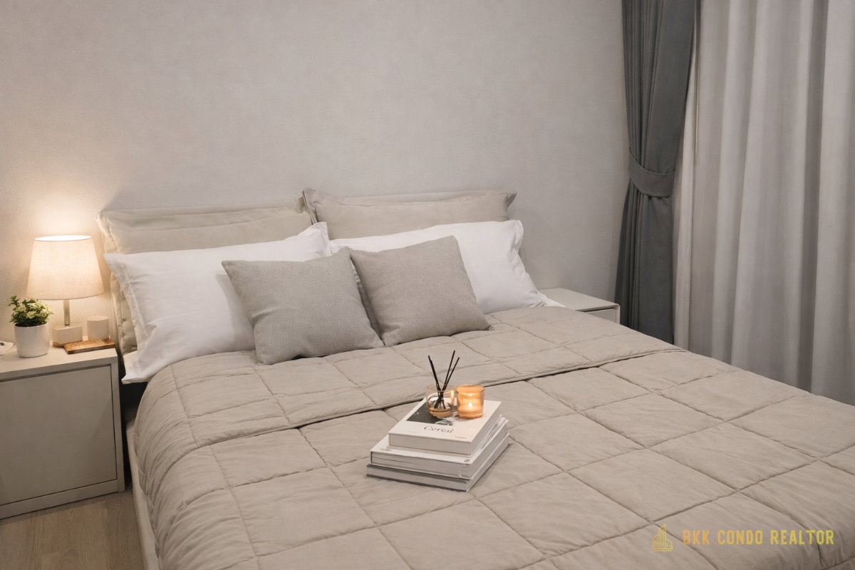 1-Bedroom Condo for Rent at Aspire Sukhumvit – Rama 4 (27 sqm) — Phra Khanong BTS