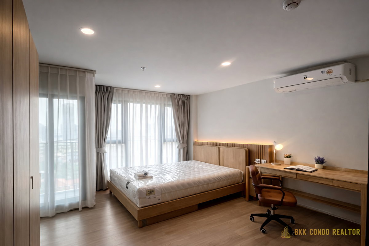 1-Bedroom Condo for Rent at Aspire Sukhumvit – Rama 4 (31 sqm) — Phra Khanong BTS