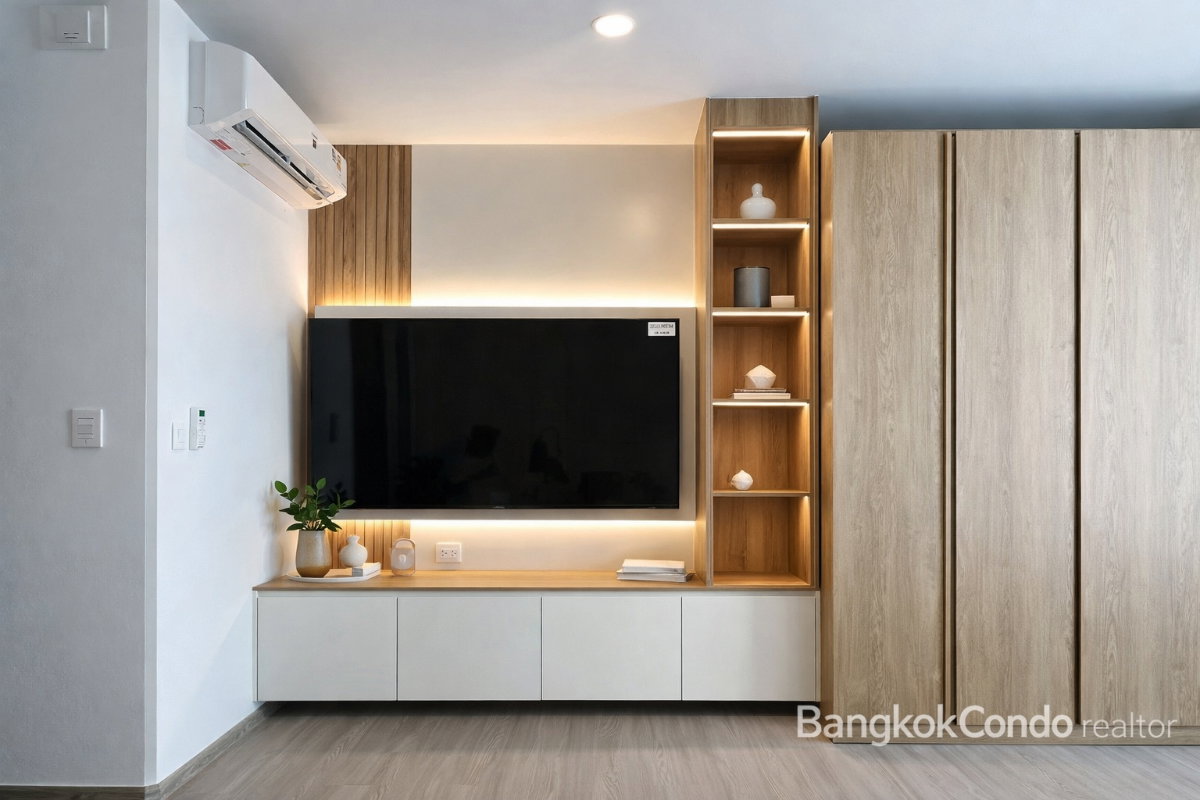 1-Bedroom Condo for Rent at Aspire Sukhumvit – Rama 4 (31 sqm) — Phra Khanong BTS