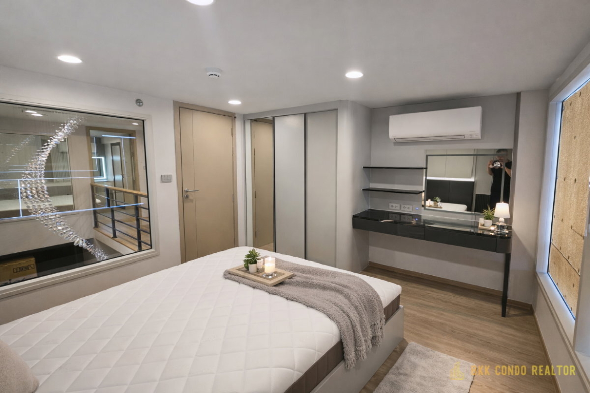 Duplex 2-Bedroom Condo for Rent at Culture Chula (59 sqm) — Siam BTS