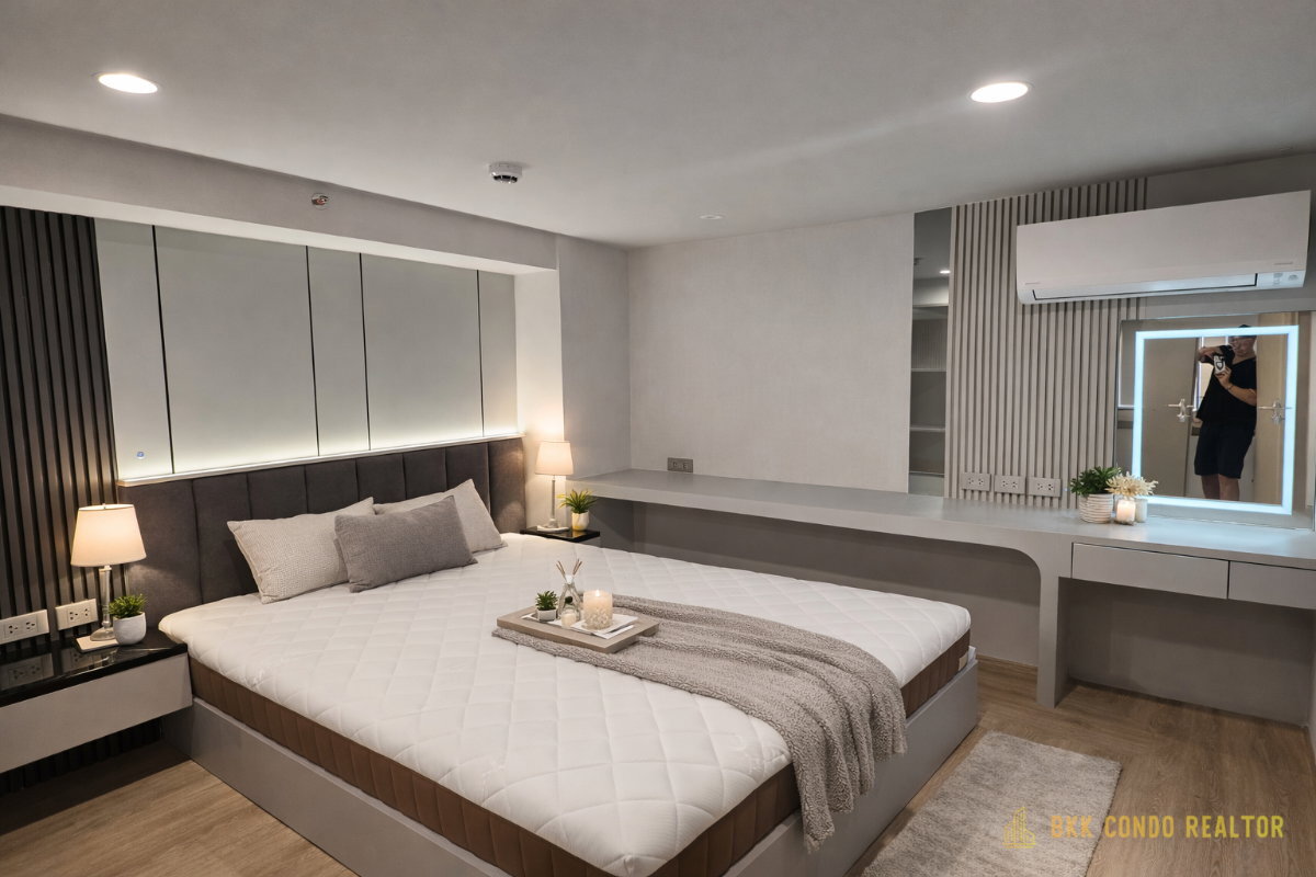 Duplex 2-Bedroom Condo for Rent at Culture Chula (59 sqm) — Siam BTS