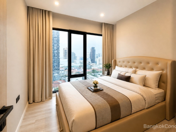 1-Bedroom Condo for Rent at The Room Phayathai (45 sqm) — Phaya Thai BTS