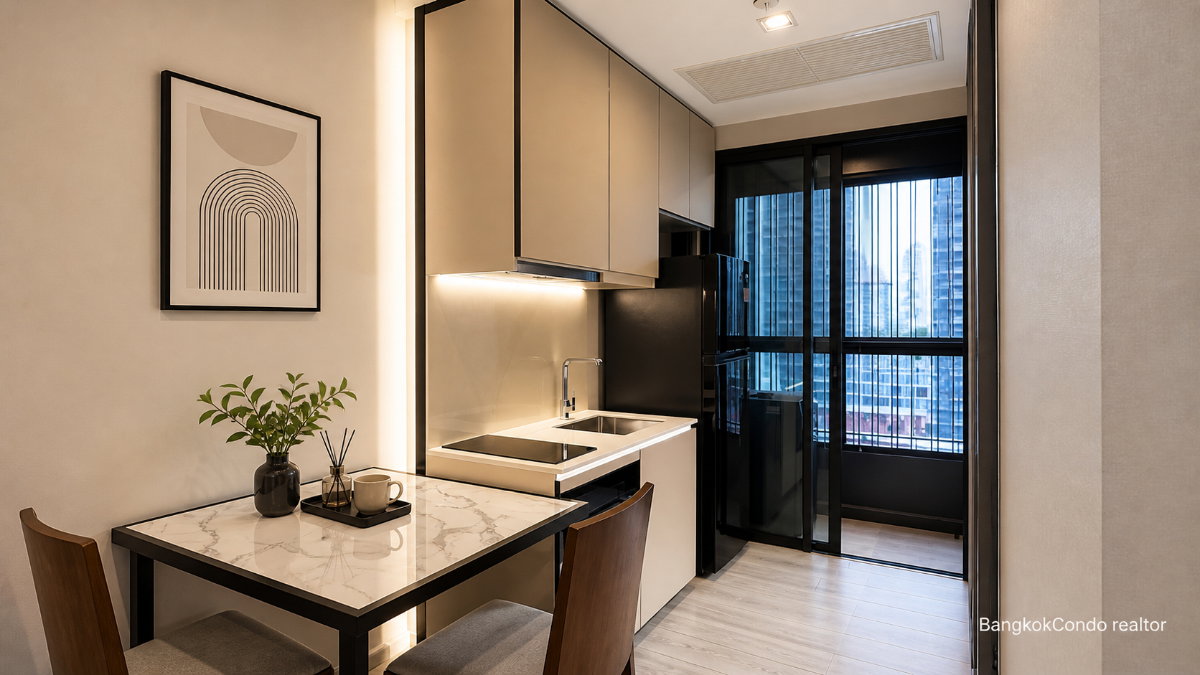 a10749-03 1-Bedroom Condo for Rent at The Room Phayathai (45 sqm) — Phaya Thai BTS