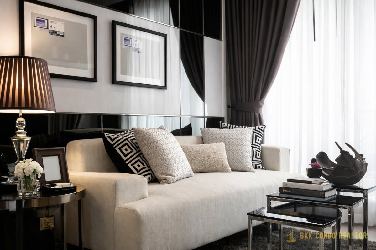 1-Bedroom Condo for Rent at Rhythm Sukhumvit 42 (35 sqm) — Ekkamai BTS