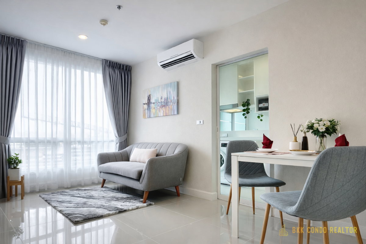 1-Bedroom Condo for Rent at The Sky Sukhumvit (35 sqm) — Udom Suk BTS