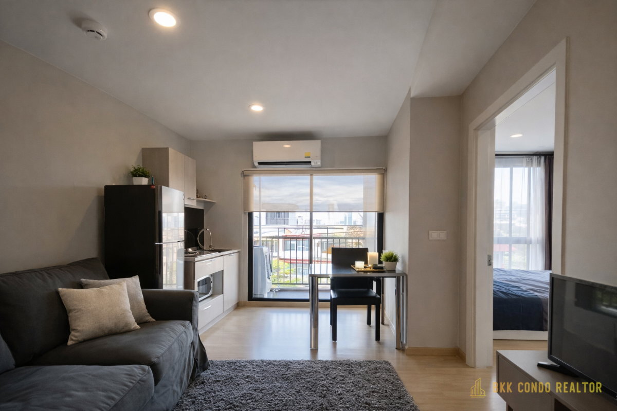 1-Bedroom Condo for Rent at The Tree Onnut Station (28 sqm) — On Nut BTS