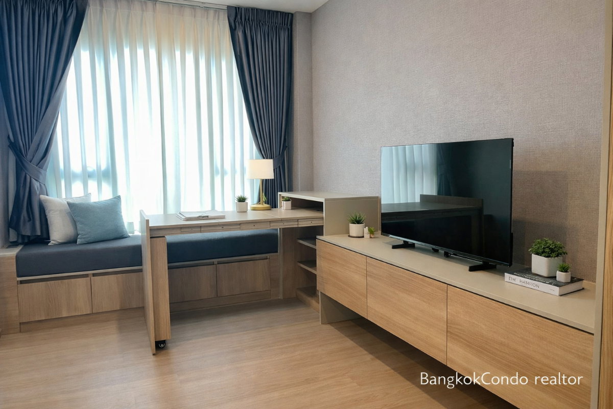 1-Bedroom Condo for Rent at Aspire Sukhumvit – Rama 4 (31.42 sqm) — Phra Khanong BTS
