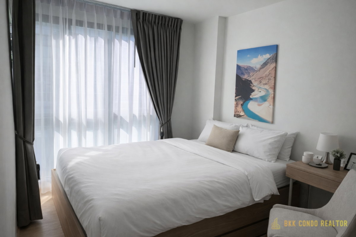 1-Bedroom Condo for Rent at The Excel Hideaway Sukhumvit 50 (30 sqm) — On Nut BTS