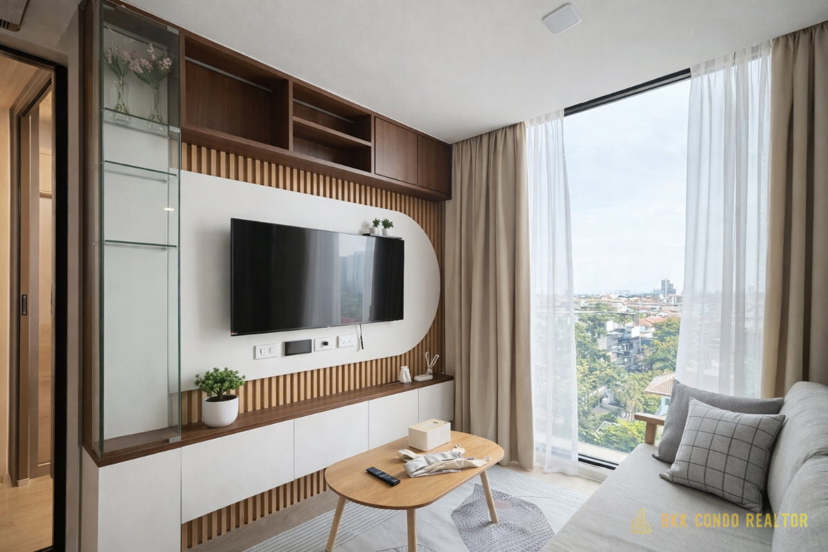 a10846-01 1-Bedroom Condo for Rent at Ivy Ratchada (29 sqm) — Ratchadaphisek MRT