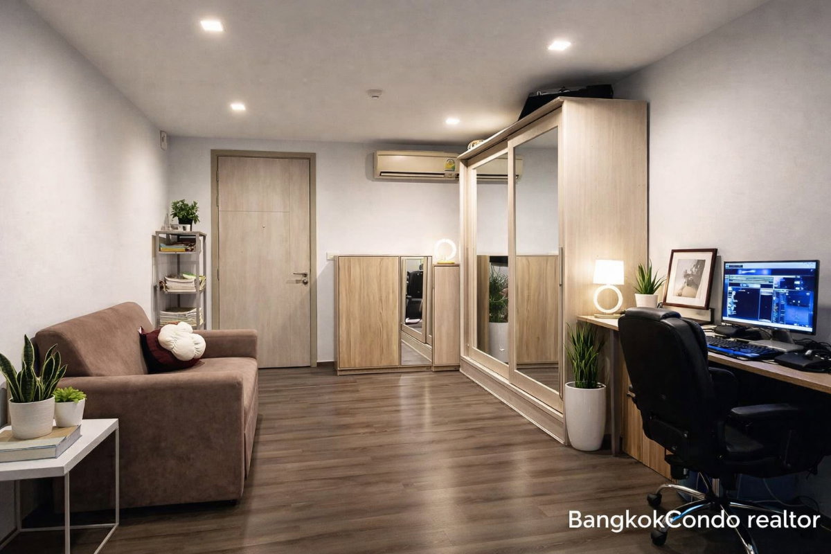 1-Bedroom Condo for Rent at Sari by Sansiri (35 sqm) — Bang Chak BTS