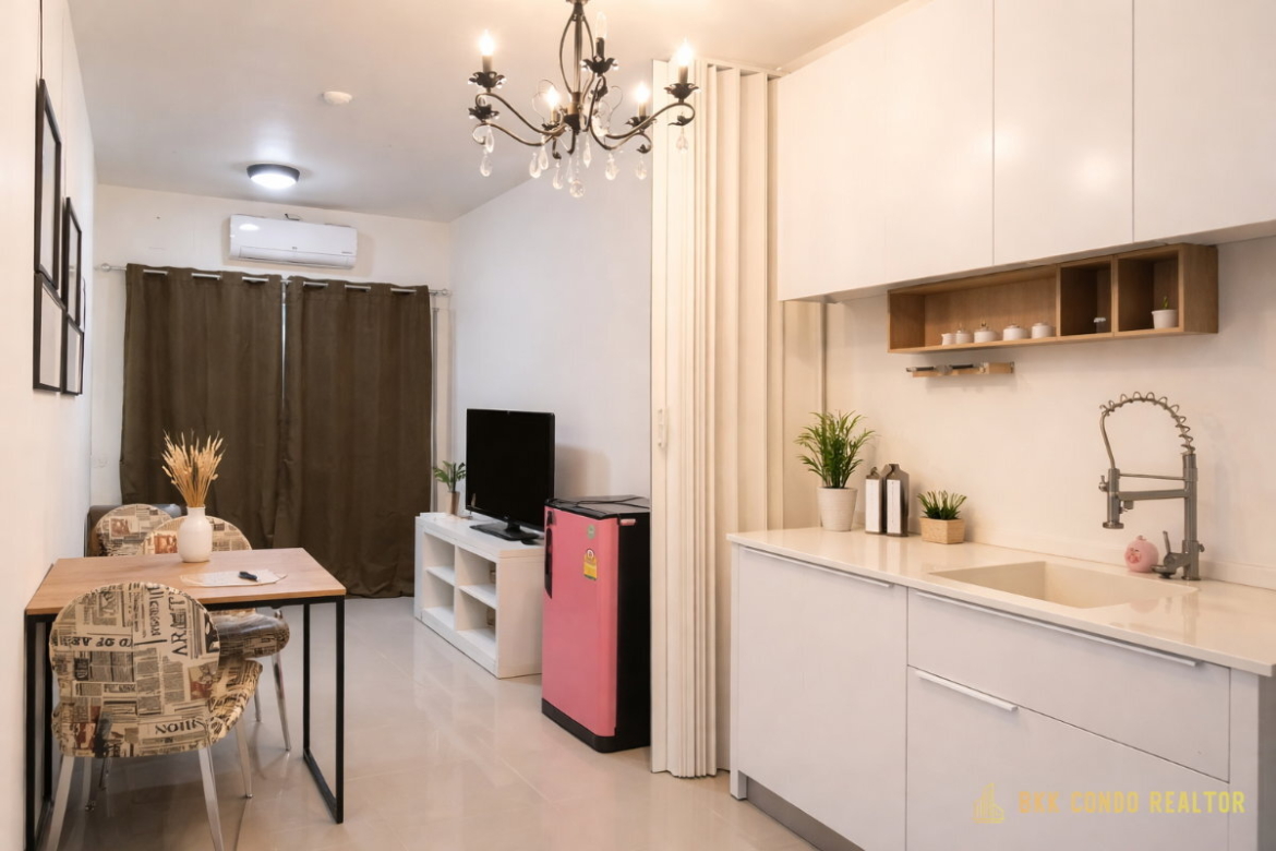 1-Bedroom Condo for Rent at A Space Asoke – Ratchada (48 sqm) — Rama 9 MRT