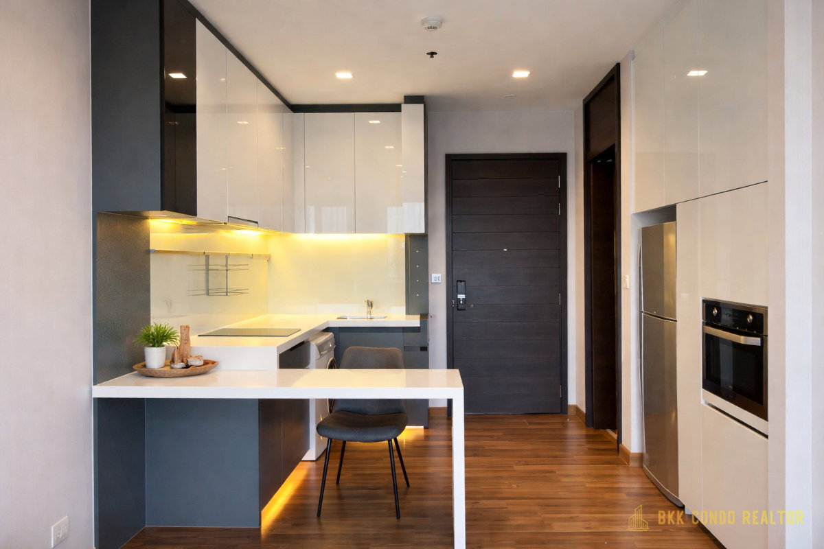 1-Bedroom Condo for Rent at Ivy Ampio (44 sqm) — Rama 9 MRT