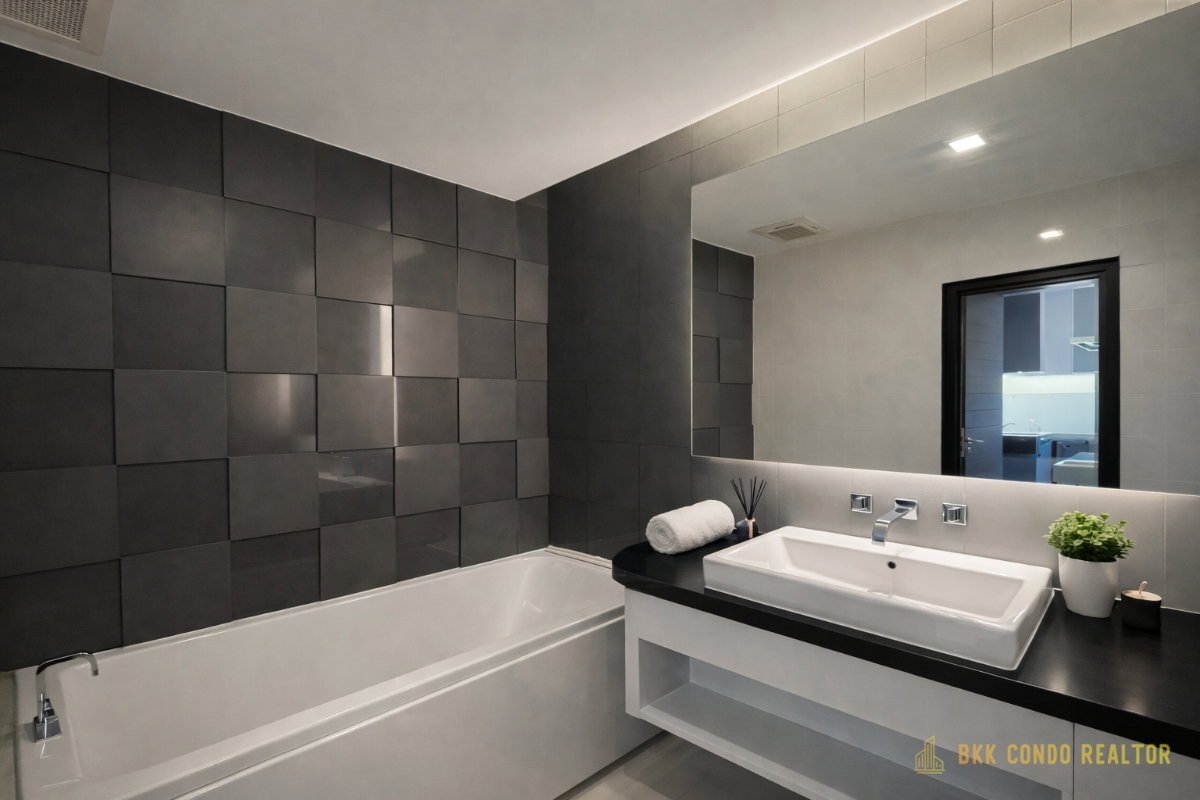 1-Bedroom Condo for Rent at Ivy Ampio (44 sqm) — Rama 9 MRT