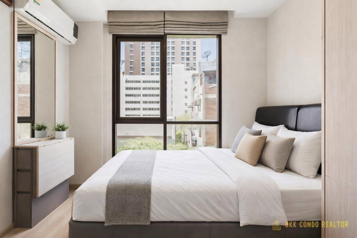 1-Bedroom Condo for Rent at Maestro 12 Ratchathewi (30 sqm) — Ratchathewi BTS
