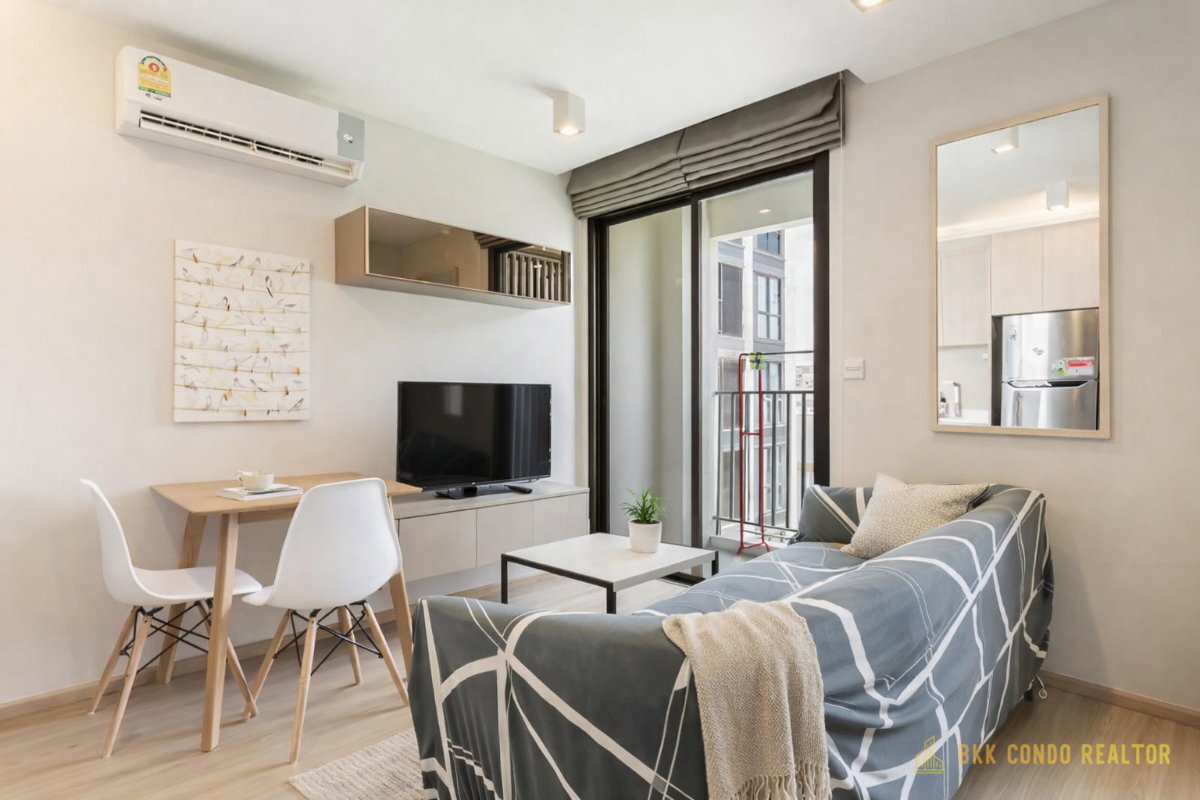 1-Bedroom Condo for Rent at Maestro 12 Ratchathewi (30 sqm) — Ratchathewi BTS
