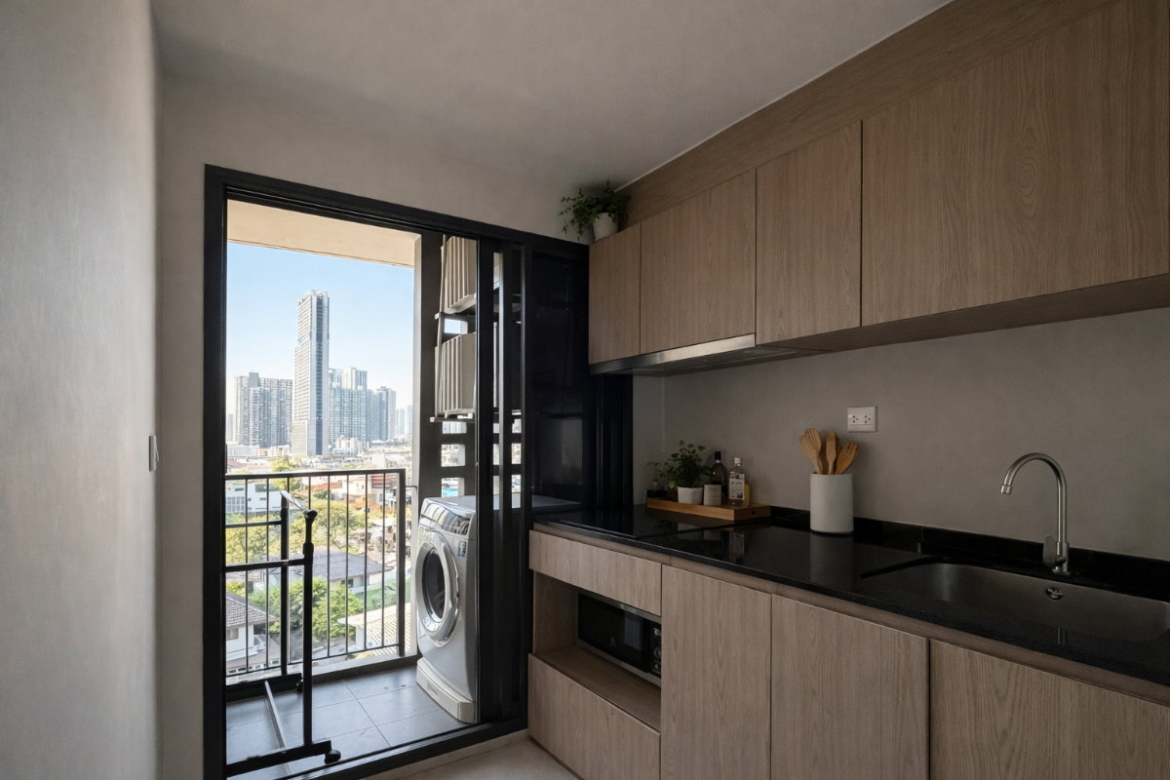 1-Bedroom Condo for Rent at Chambers On Nut Station (26.5 sqm) — On Nut BTS