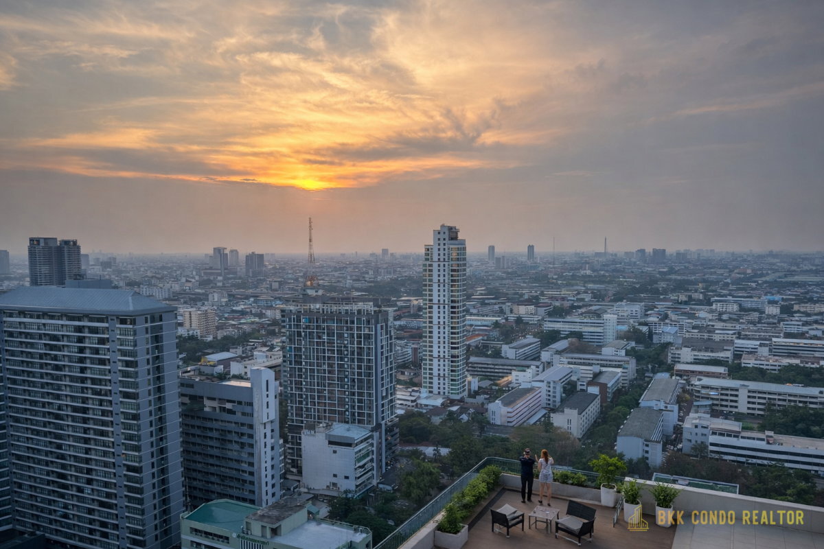 1-Bedroom Condo for Rent at Park Origin Phayathai (30 sqm) — Phaya Thai BTS