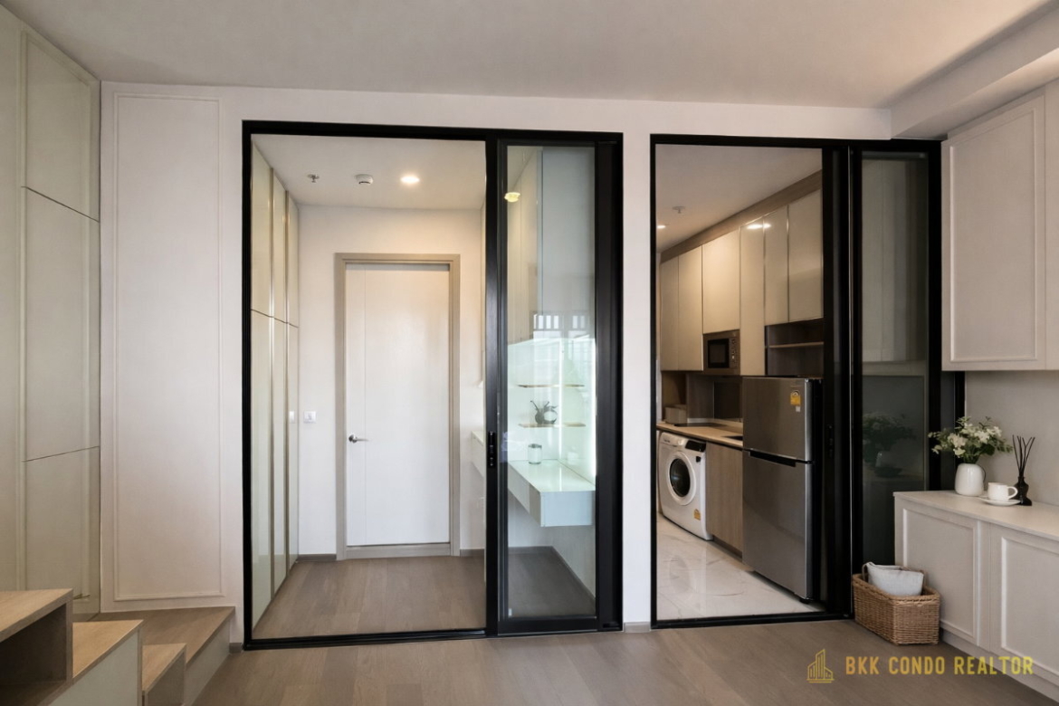 1-Bedroom Condo for Rent at Park Origin Phayathai (30 sqm) — Phaya Thai BTS