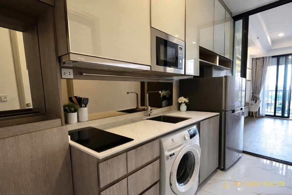 1-Bedroom Condo for Rent at Park Origin Phayathai (30 sqm) — Phaya Thai BTS