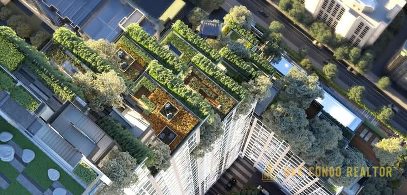 1-Bedroom Condo for Rent at Park Origin Phayathai (30 sqm) — Phaya Thai BTS