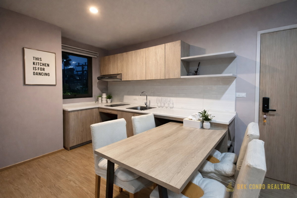 2-Bedroom Condo for Rent at The Excel Hideaway Sukhumvit 50 (48 sqm) — On Nut BTS