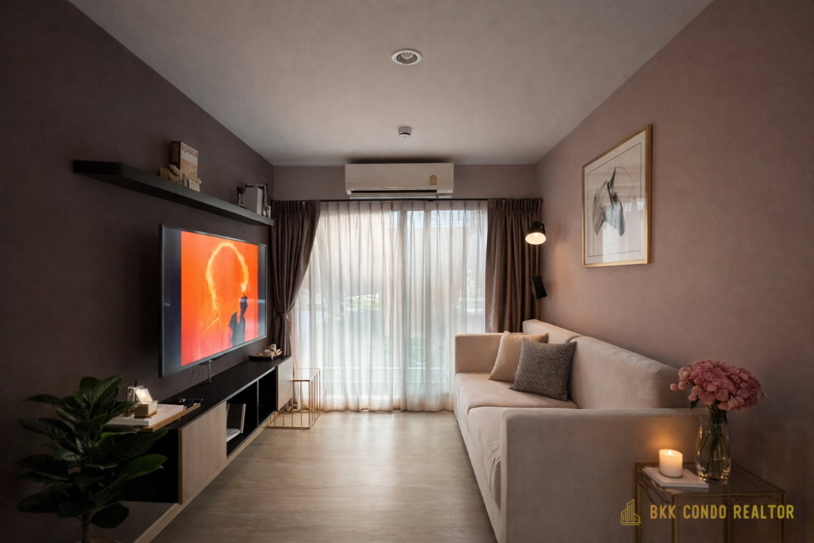 2-Bedroom Condo for Rent at The Excel Hideaway Sukhumvit 50 (48 sqm) — On Nut BTS