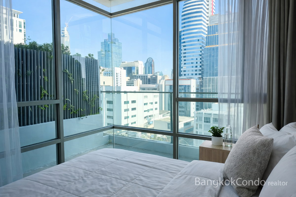 2-Bedroom Condo for Rent at Siamese Surawong (78 sqm) — Chong Nonsi BTS