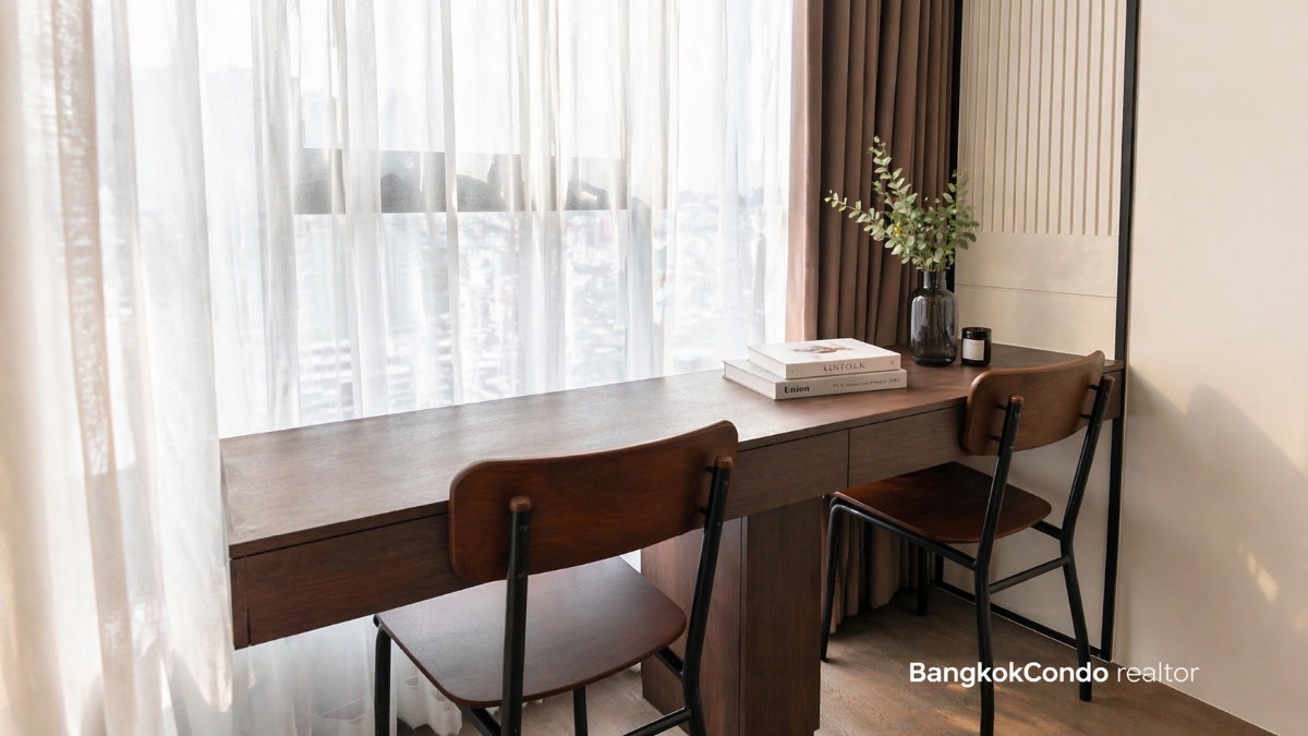 a10967-04 Duplex 1-Bedroom Condo for Rent at Park Origin Chula-Samyan (34 sqm) — Sam Yan MRT