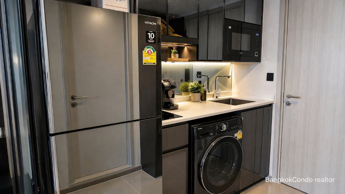a10967-05 Duplex 1-Bedroom Condo for Rent at Park Origin Chula-Samyan (34 sqm) — Sam Yan MRT