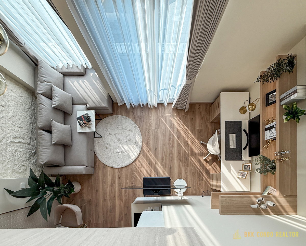 Duplex 1-Bedroom Condo for Rent at Noble Form Thonglor (50 sqm) — Thonglor BTS