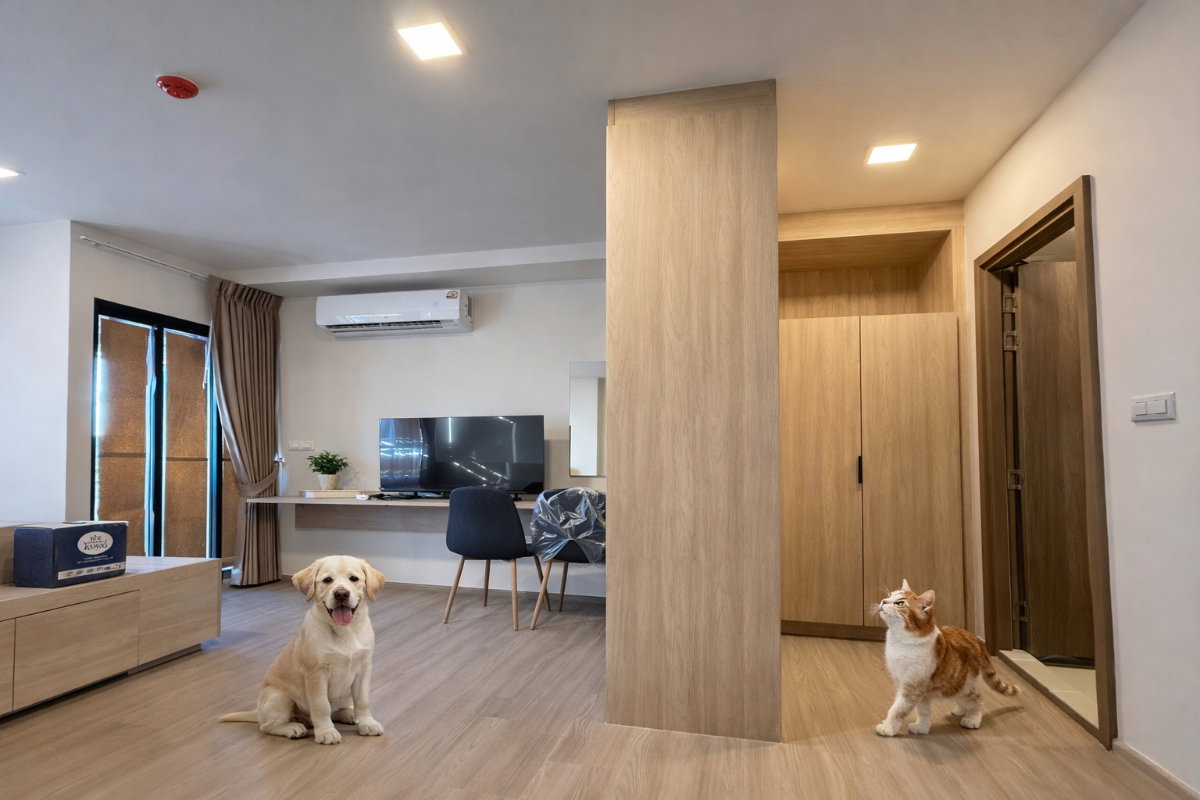Studio Condo for Rent at The Muve Bangna (25.33 sqm) — Bangna BTS