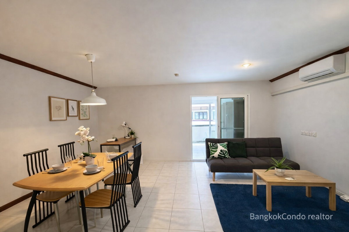 1-Bedroom Condo for Rent at Tridhos Smart Living Si Ayuthaya (57 sqm) — Phaya Thai BTS