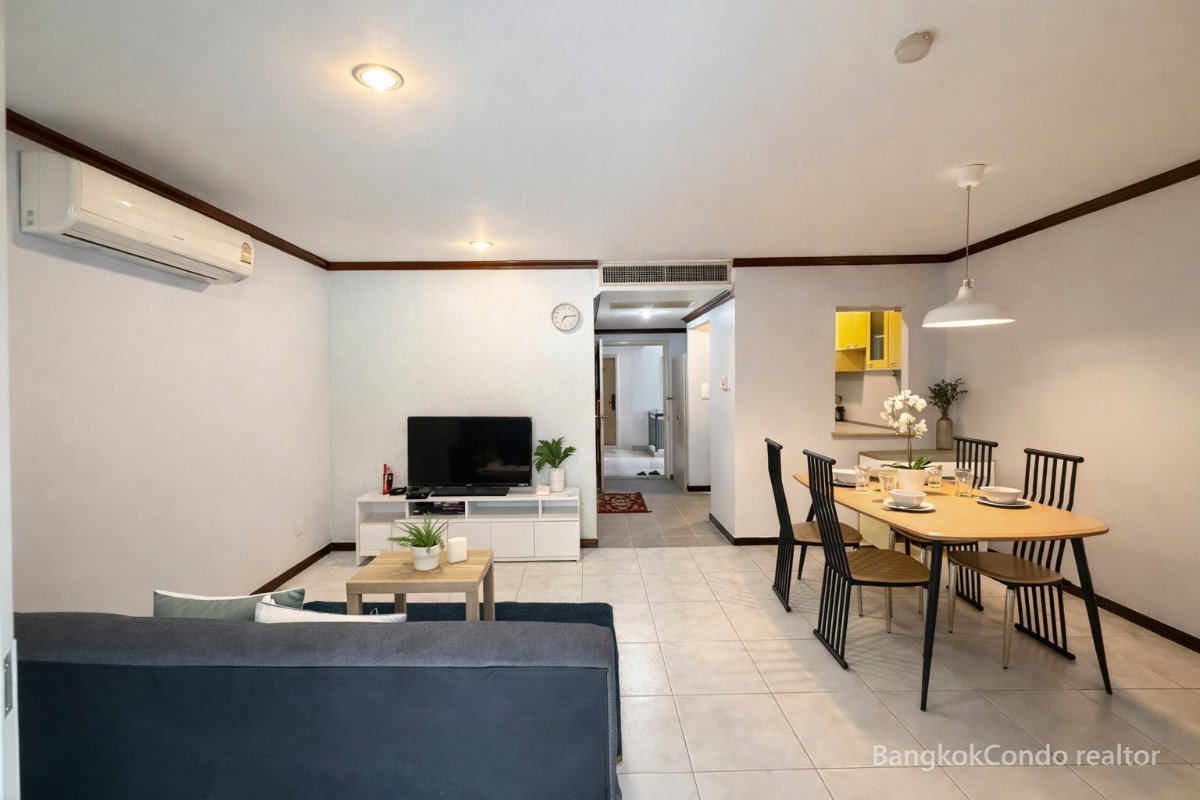 1-Bedroom Condo for Rent at Tridhos Smart Living Si Ayuthaya (57 sqm) — Phaya Thai BTS
