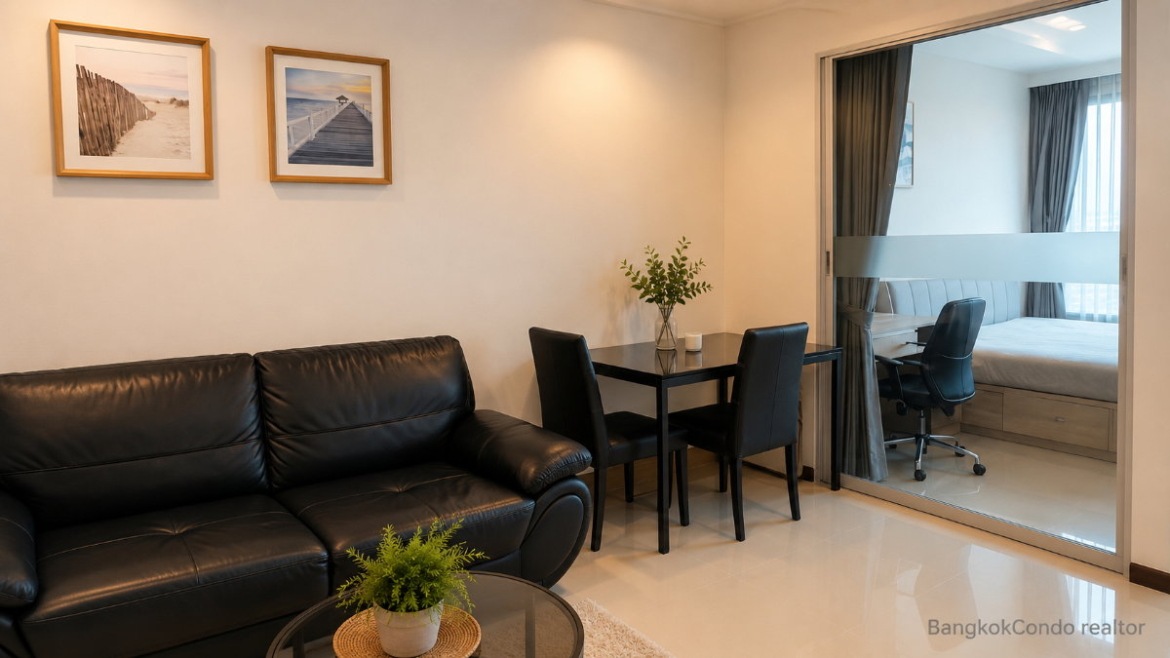1-Bedroom Condo for Rent at Supalai Elite Phaya Thai (44 sqm) — Phaya Thai BTS