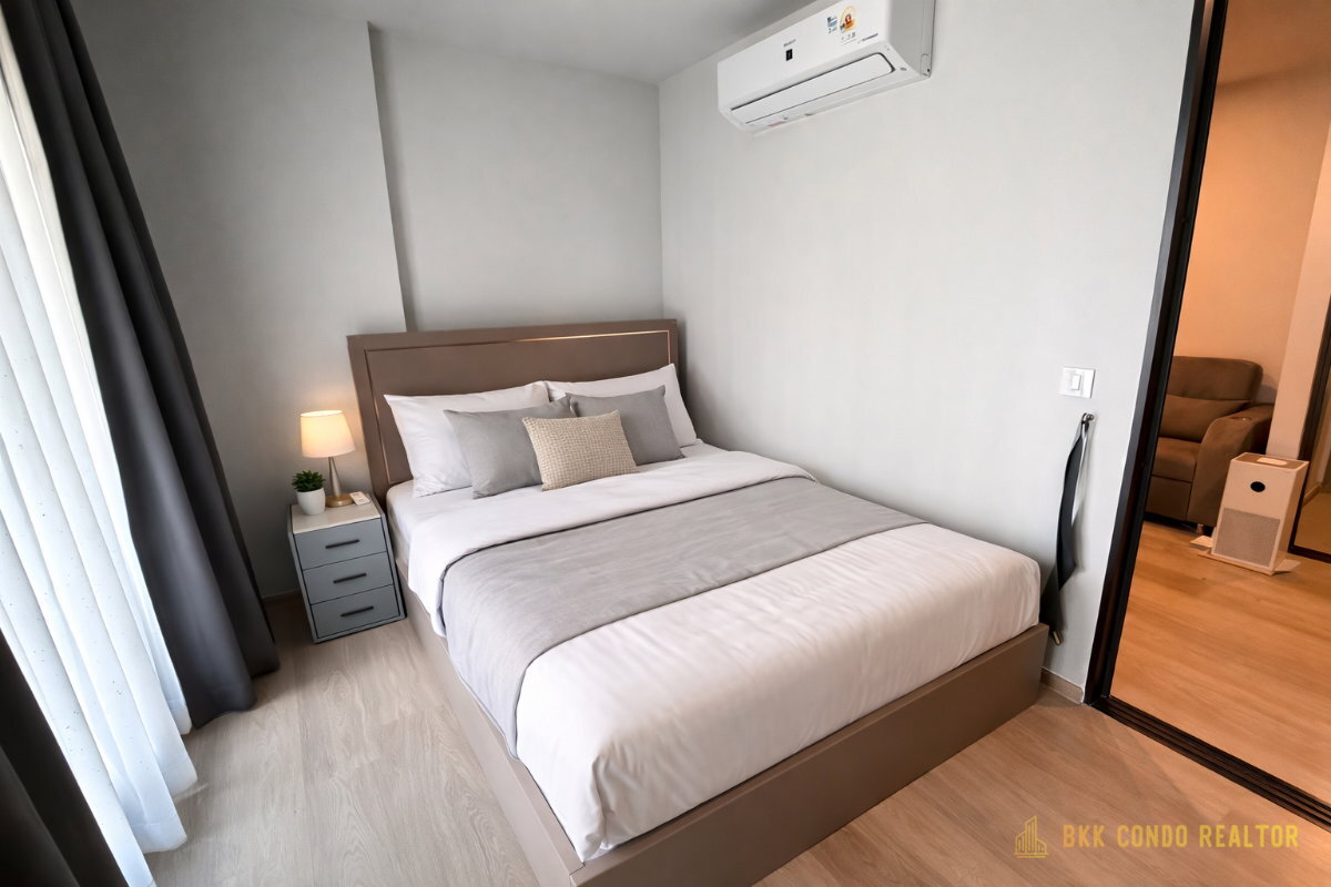 1-Bedroom Condo for Rent at Aspire Onnut Station (30 sqm) — On Nut BTS