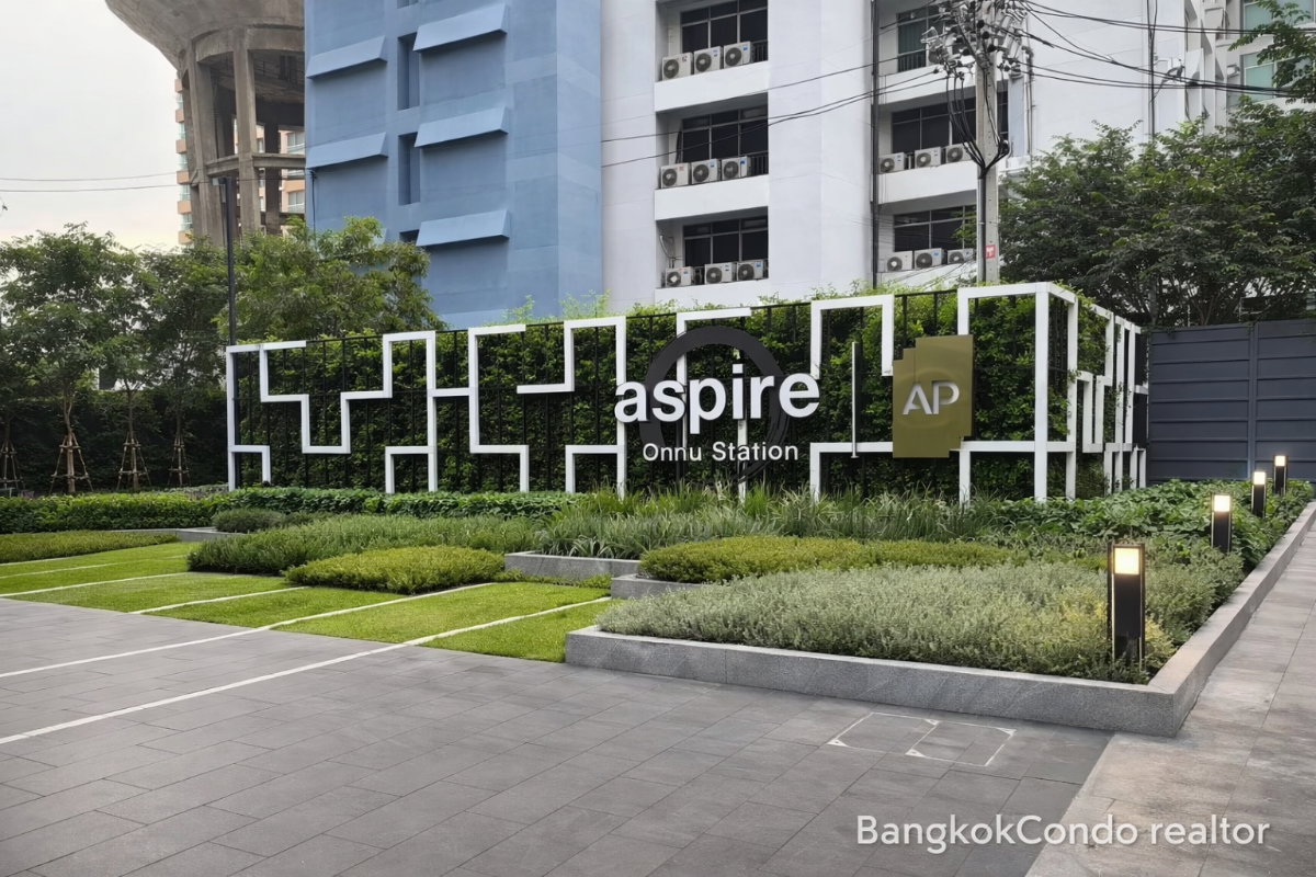 1-Bedroom Condo for Rent at Aspire Onnut Station (30 sqm) — On Nut BTS
