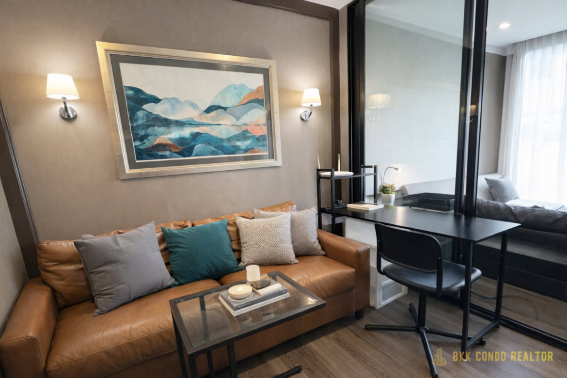 Studio Condo for Rent at The Base Park East Sukhumvit 77 (26 sqm) — On Nut BTS