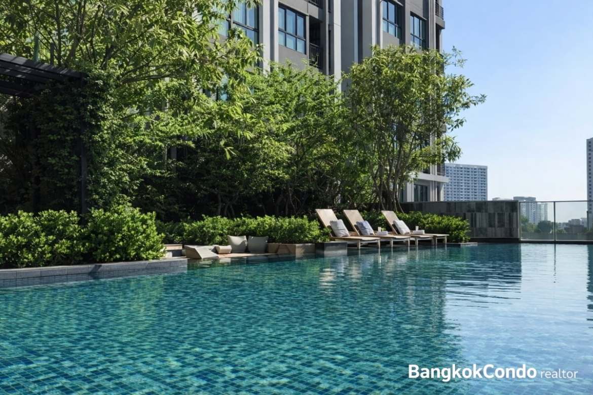 Studio Condo for Rent at The Base Park East Sukhumvit 77 (26 sqm) — On Nut BTS