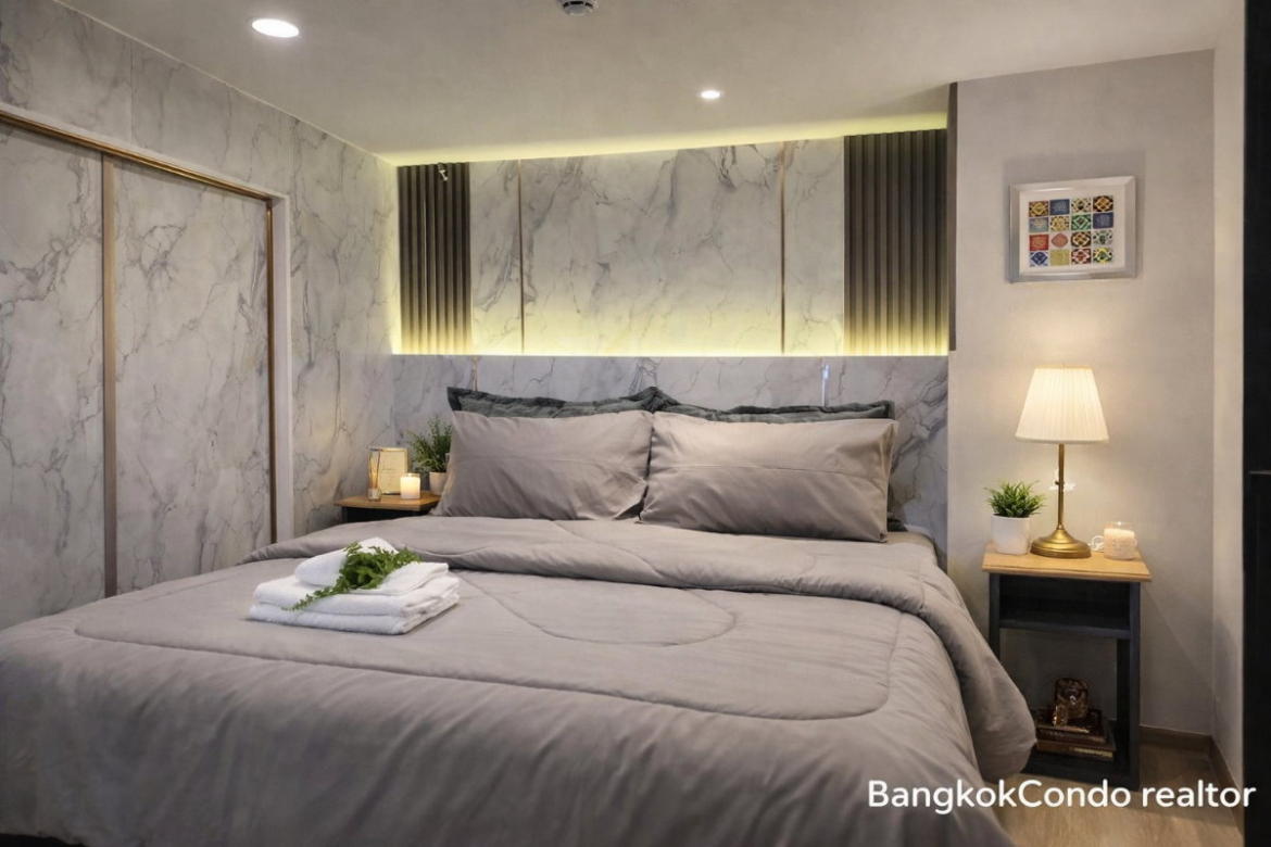 Duplex 1-Bedroom Condo for Rent at Culture Chula (36 sqm) — Siam BTS