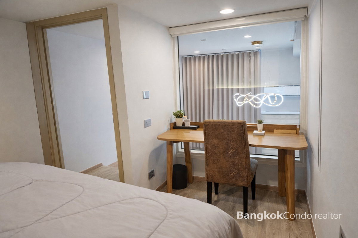 Duplex 1-Bedroom Condo for Rent at Culture Chula (36 sqm) — Siam BTS