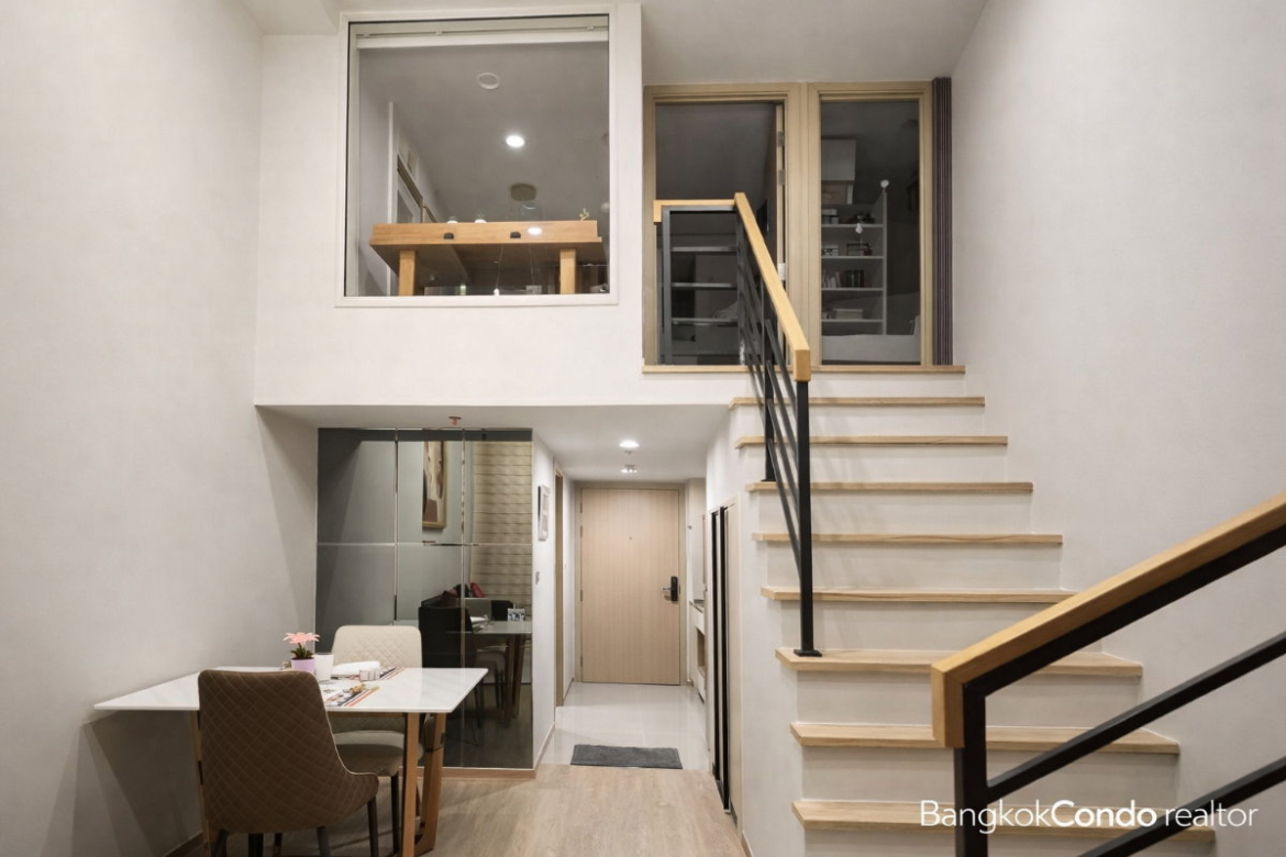 Duplex 1-Bedroom Condo for Rent at Culture Chula (36 sqm) — Siam BTS