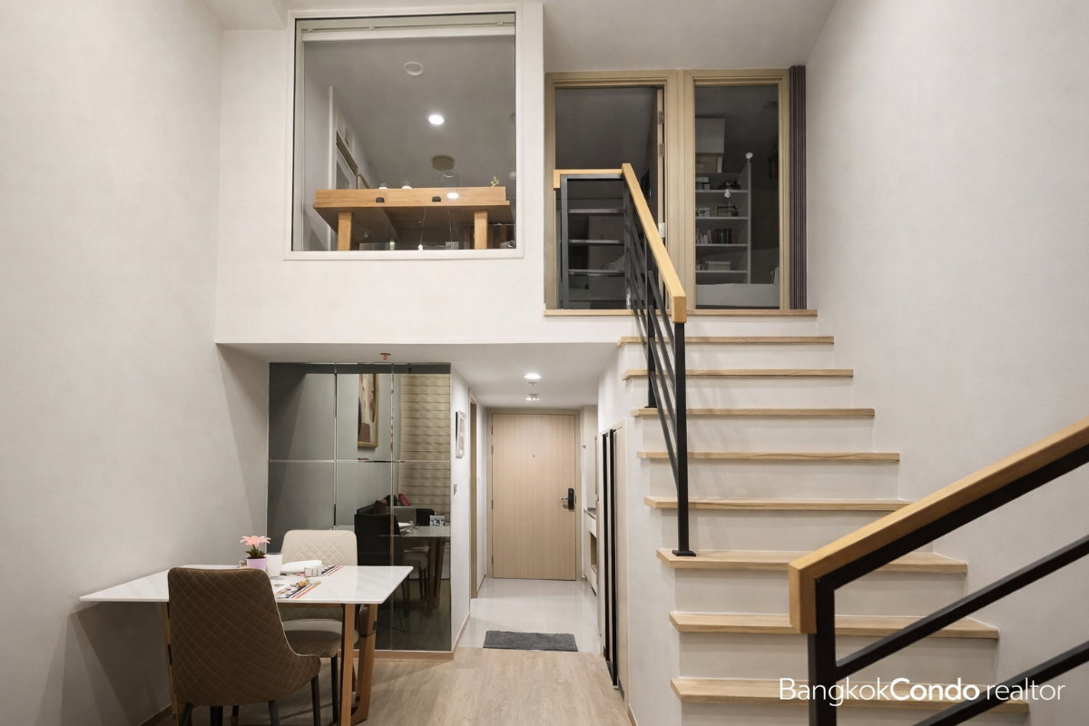 Duplex 1-Bedroom Condo for Rent at Culture Chula (36 sqm) — Siam BTS