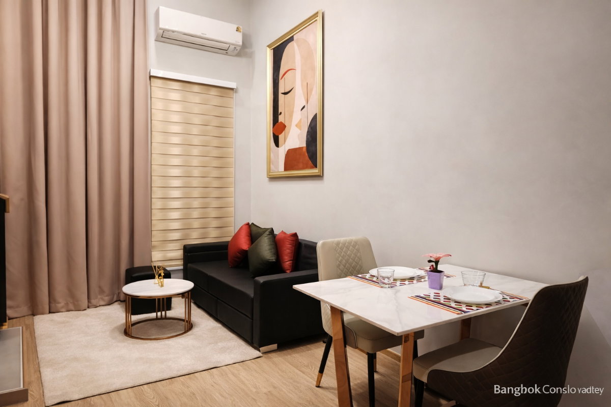 Duplex 1-Bedroom Condo for Rent at Culture Chula (36 sqm) — Siam BTS