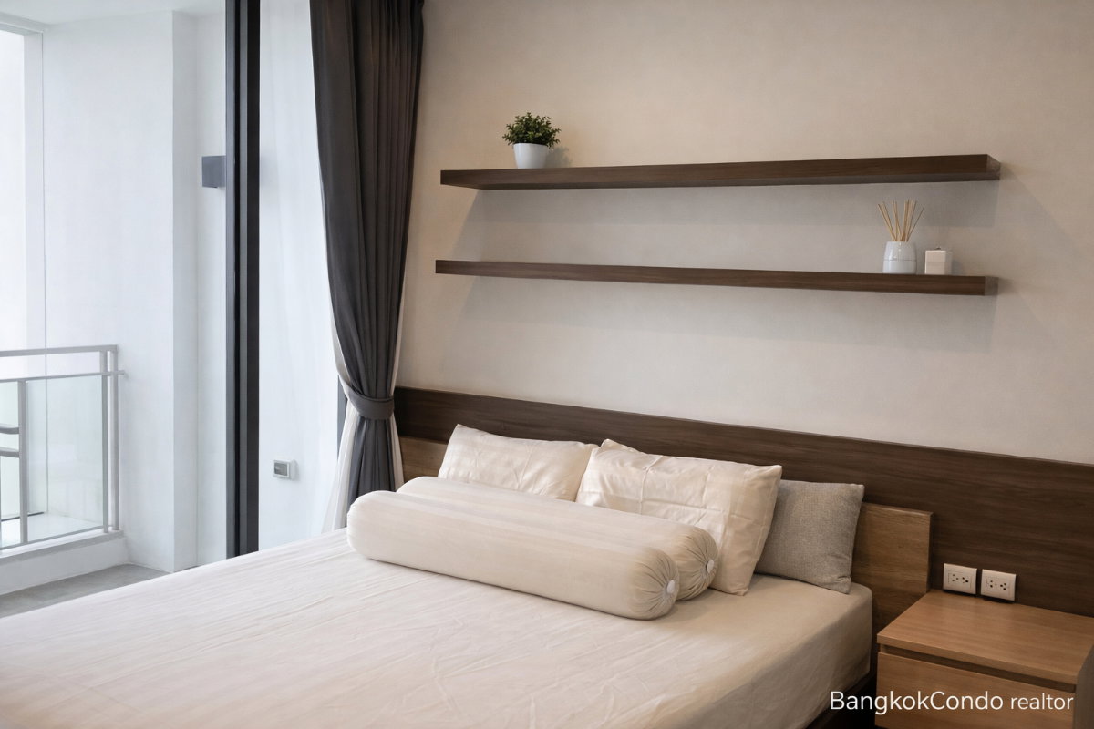 a11073-01 1-Bedroom Condo for Rent at THE LINE Phahon – Pradipat (34 sqm) — Saphan Khwai BTS