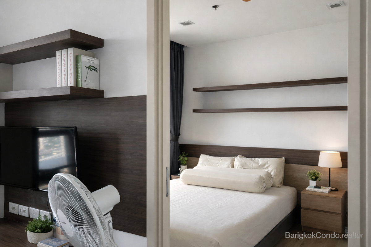 a11073-02 1-Bedroom Condo for Rent at THE LINE Phahon – Pradipat (34 sqm) — Saphan Khwai BTS