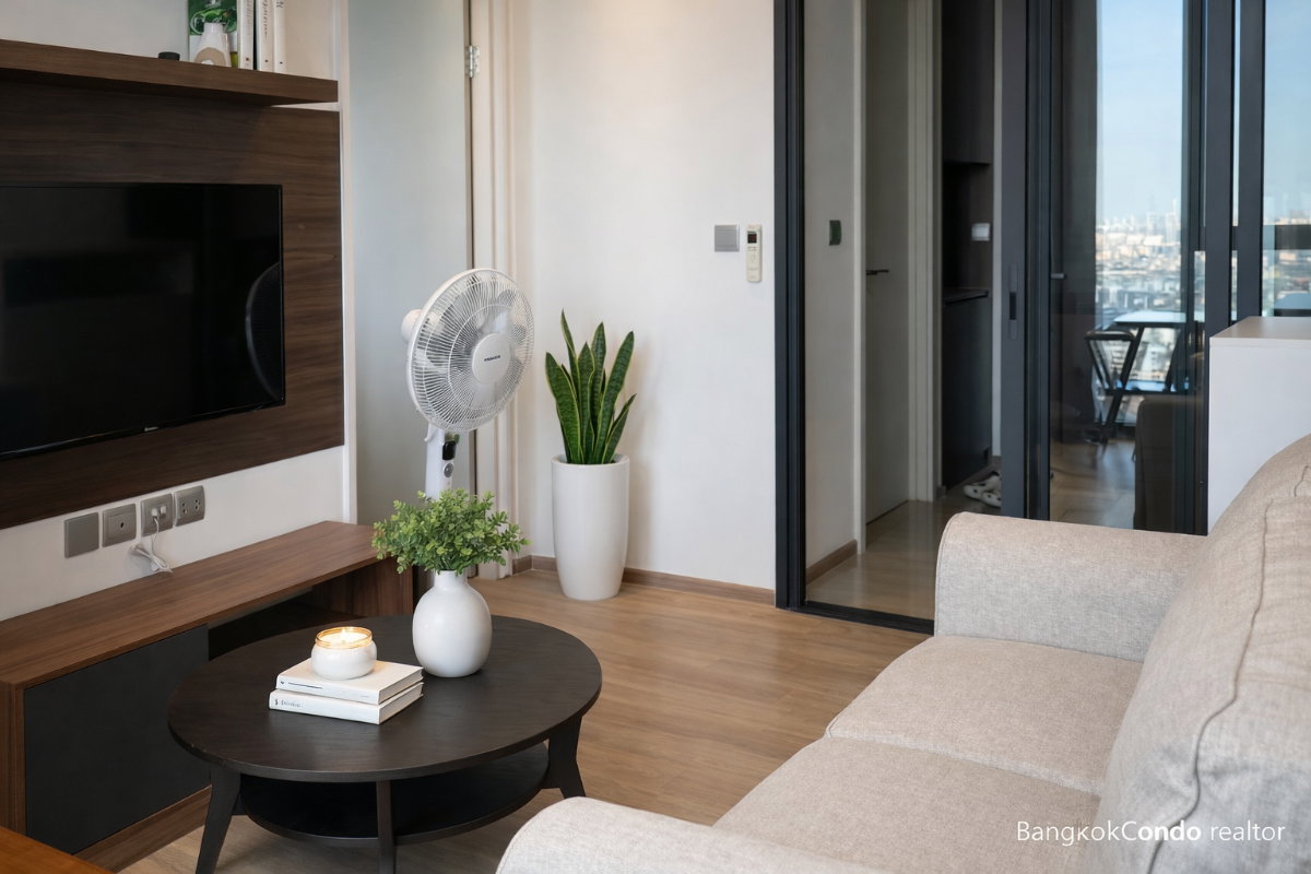 a11073-06 1-Bedroom Condo for Rent at THE LINE Phahon – Pradipat (34 sqm) — Saphan Khwai BTS